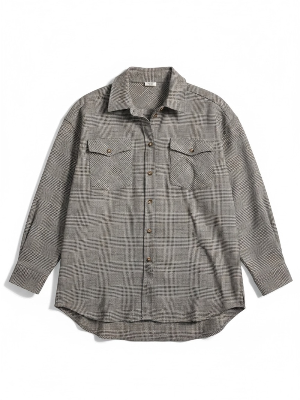 Faherty Nazaré Relaxed Flannel Shirt Canyon Plaid Tan Medium NWT - Picture 3 of 12